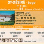 Gîte Saint Désiré