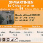 Gîte Saint Martinien