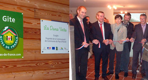 Inauguration de l&rsquo;écogîte de Mesples