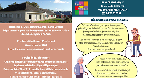 Une chambre disponible à l&rsquo;Espace Mosaïque